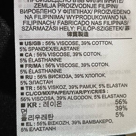 Banana Republic Black Cream Striped Career OfficeCore Pencil Skirt NWT Size 2P - Picture 9 of 11